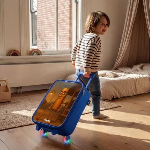 Tung Tung Tung Sahur Kinderkoffer - Blauw klein -sfeer1