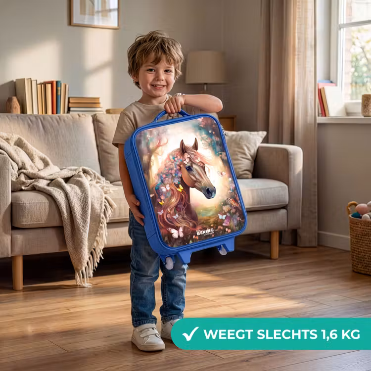 Vlindermerrie Kinderkoffer - Blauw klein -sfeer2_NL