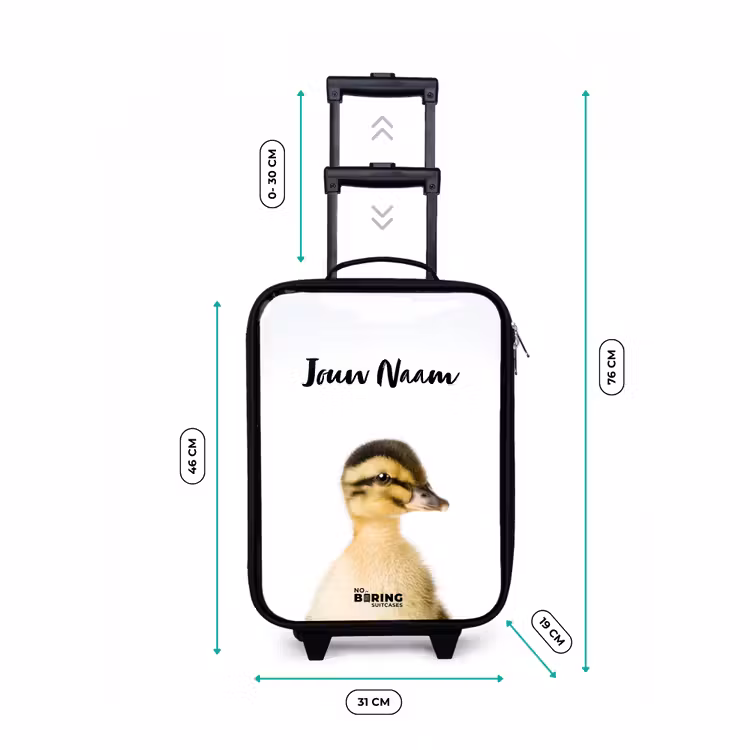 Daisy Duck Kinderkoffer - Zwart klein -productfoto_formaten