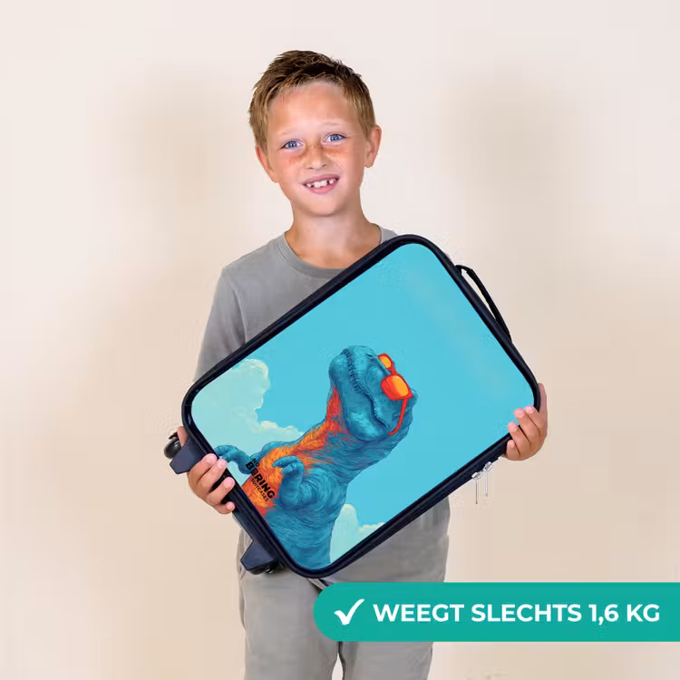 Dino - Zonnebril - Blauw Kinderkoffer - Zwart klein -sfeer4_NL