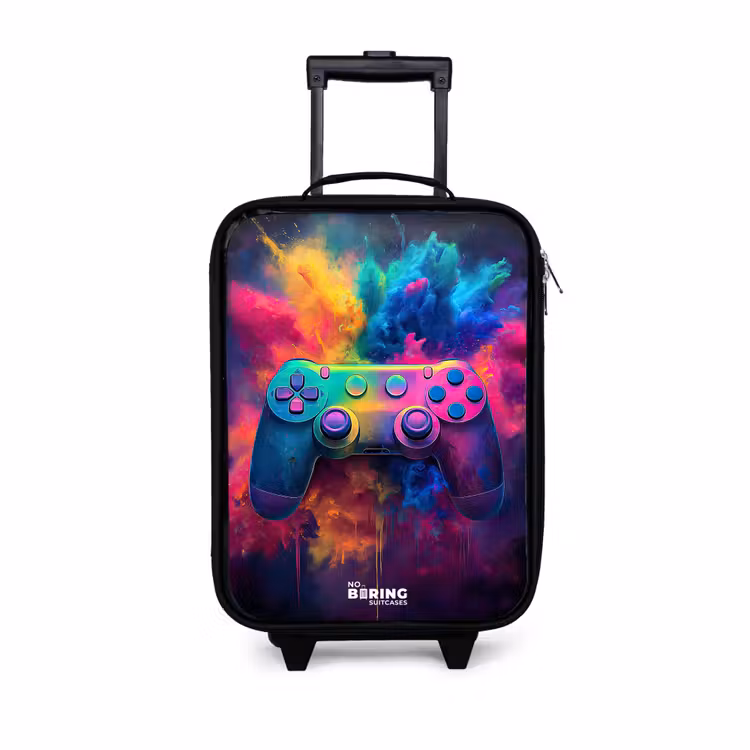 Game - Controller - Kleurrijk - Explosie Kinderkoffer - Zwart klein -3d