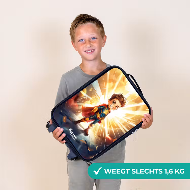 Gerard goldstar Kinderkoffer - Zwart klein -sfeer4_NL