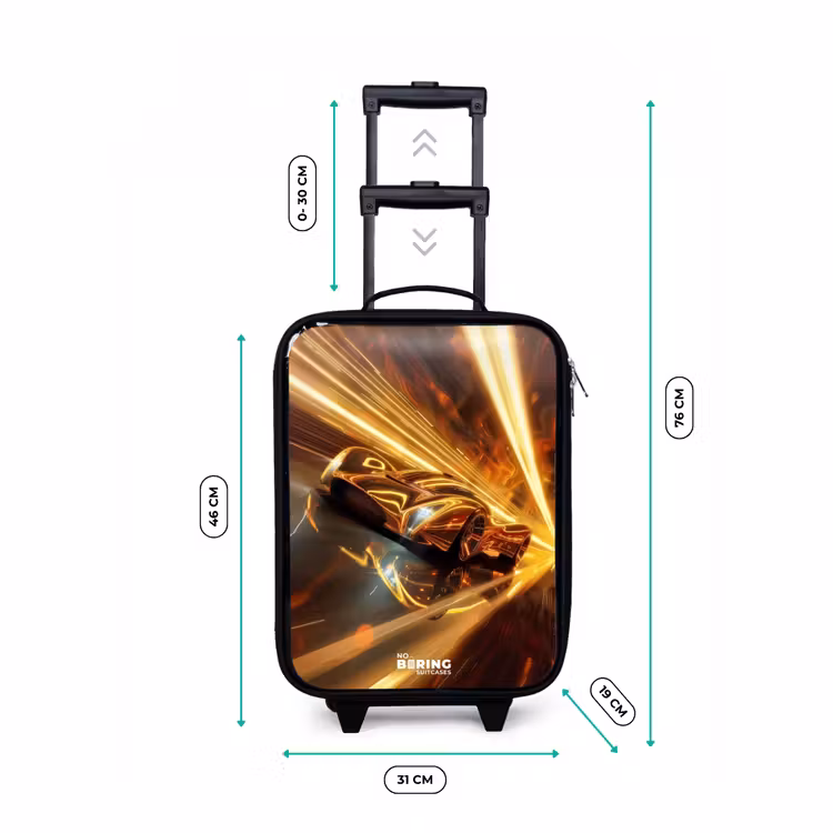 Goldrush Kinderkoffer - Zwart klein -productfoto_formaten
