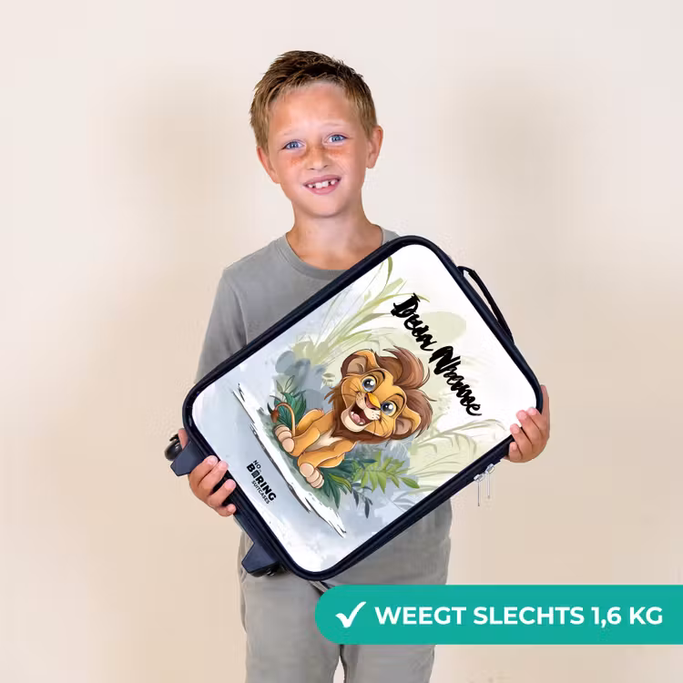 Guusje giraf Kinderkoffer - Zwart klein -sfeer4_NL