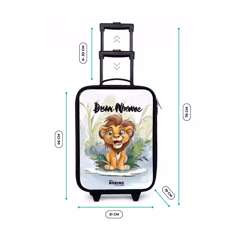 Guusje giraf Kinderkoffer - Zwart klein -productfoto_formaten