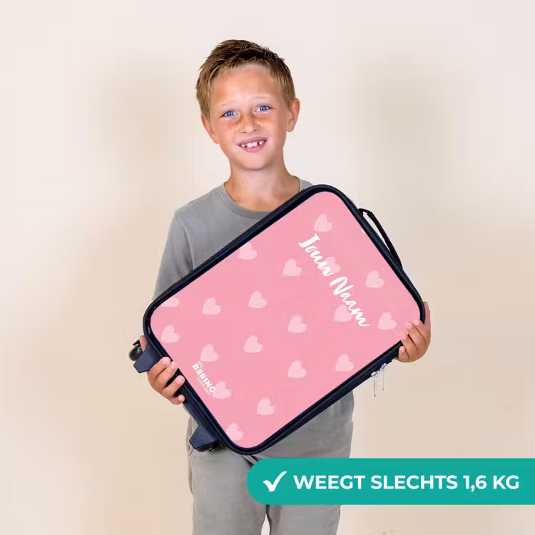 Hartjesritme Kinderkoffer - Zwart klein -sfeer4_NL