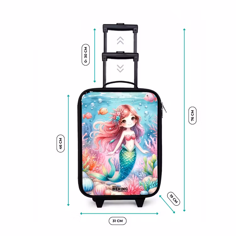 Kira kristalstaart Kinderkoffer - Zwart klein -productfoto_formaten