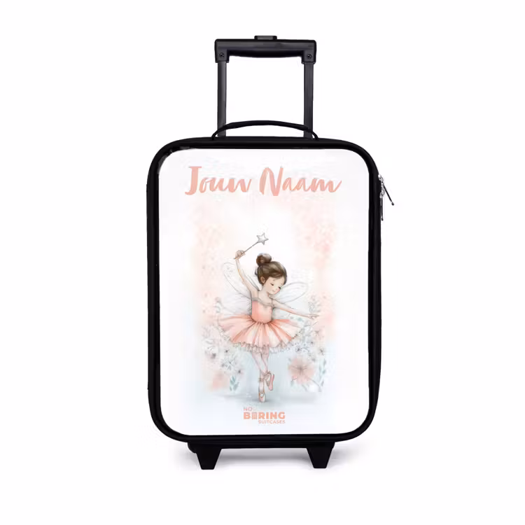 Ballerina - Elf - Fee Kinderkoffer - Zwart klein -3d