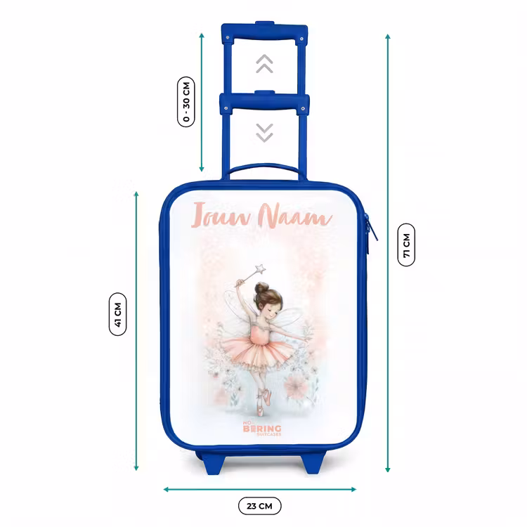 Ballerina - Elf - Fee Kinderkoffer - Blauw klein -productfoto_formaten