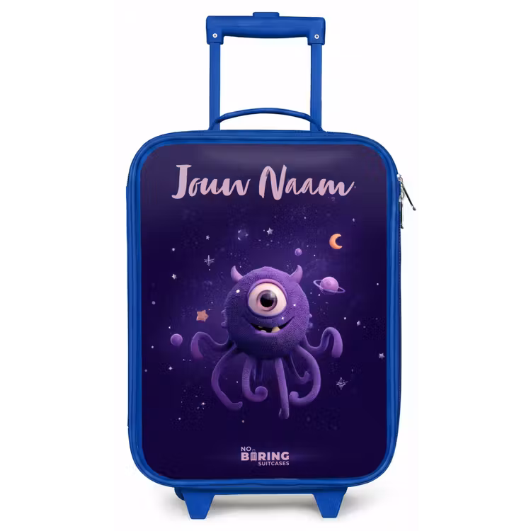 Kosmisch tentakelmonster Kinderkoffer - Blauw klein -zz3dotto