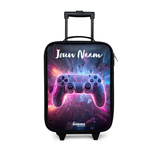 Controller - Neon - Game Kinderkoffer - Zwart klein -3d