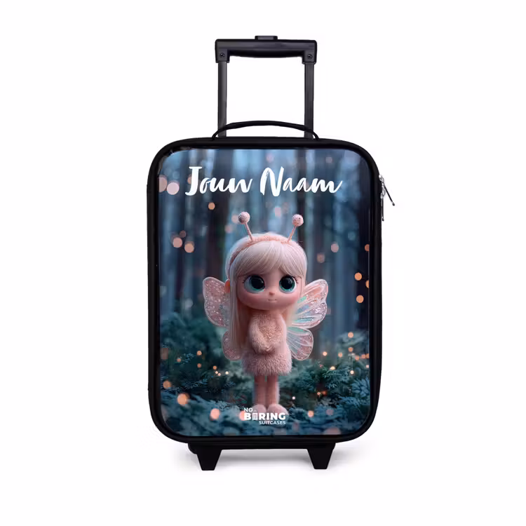 Fairy - Bos - Glitters Kinderkoffer - Zwart klein -3d