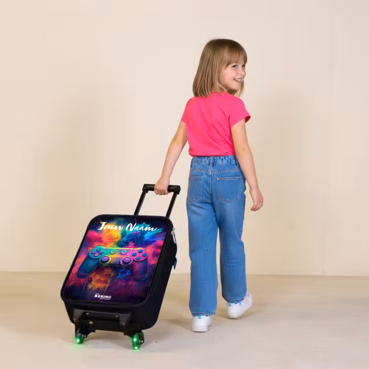 Game - Controller - Kleurrijk - Explosie Kinderkoffer - Zwart klein -sfeer1