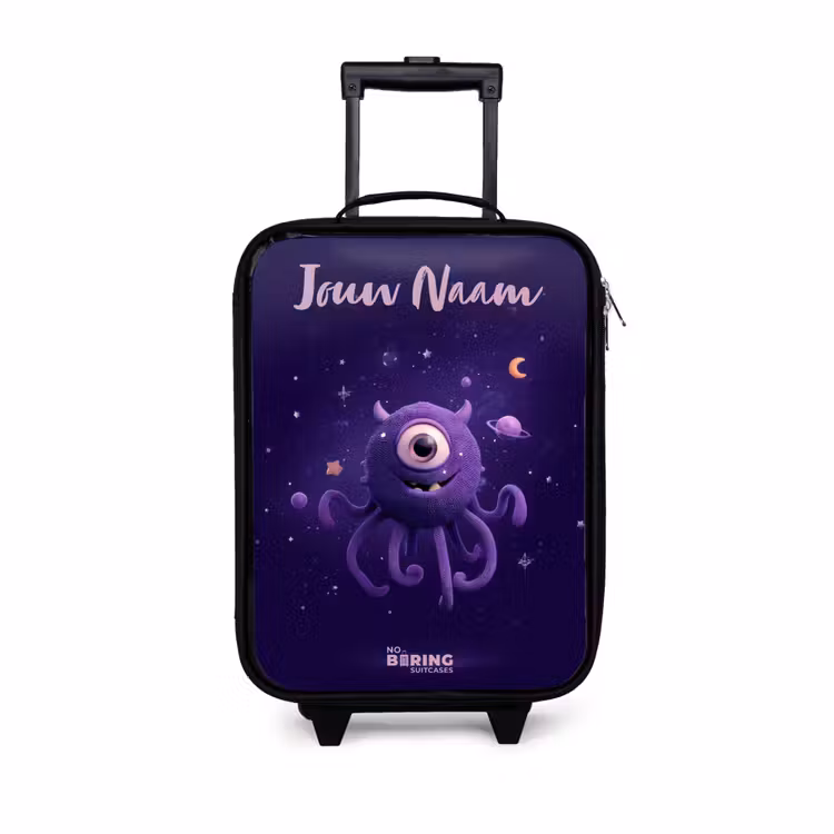 Kosmisch tentakelmonster Kinderkoffer - Zwart klein -3d