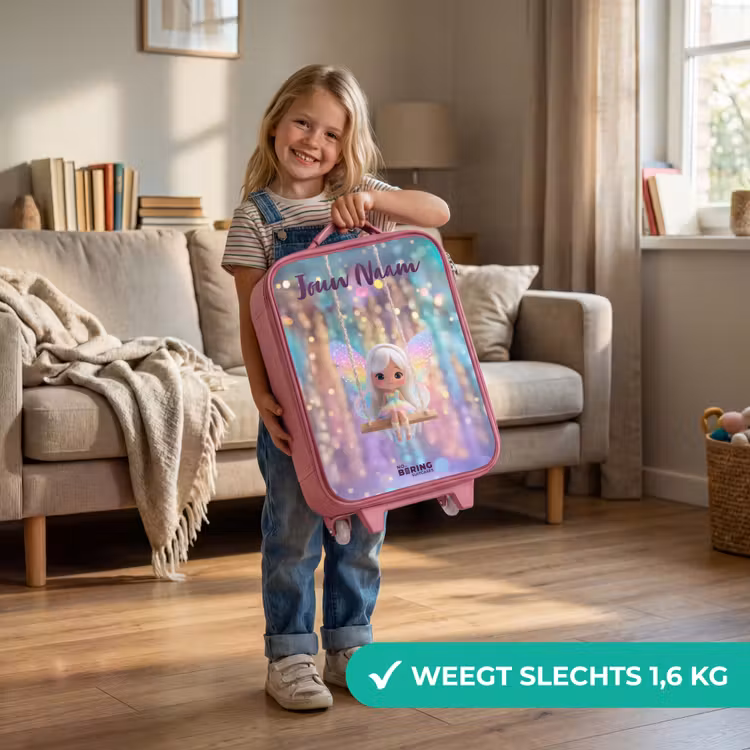 Fee - Elf - Regenboog Kinderkoffer - Roze klein -sfeer2_NL
