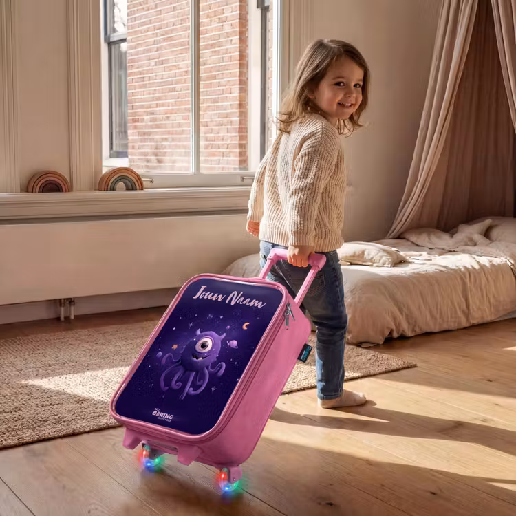 Kosmisch tentakelmonster Kinderkoffer - Roze klein -sfeer1