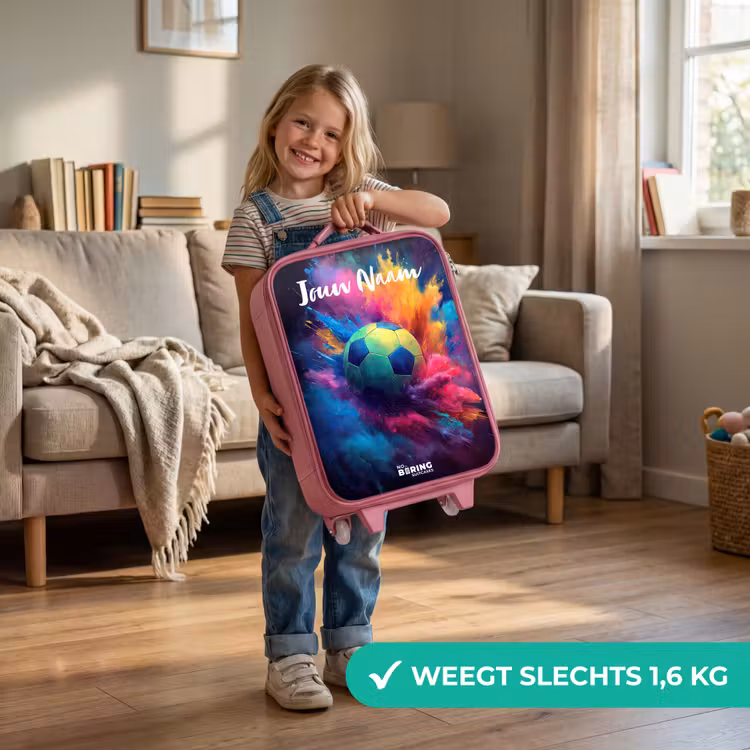 Neon - Bal - Kleurrijk Kinderkoffer - Roze klein -sfeer2_NL