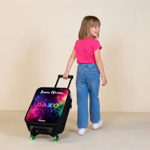 Symbolen - Game - Kleurrijk Kinderkoffer - Zwart klein -sfeer1