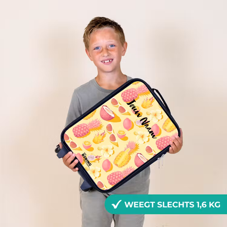 Pina colada Kinderkoffer - Zwart klein -sfeer4_NL