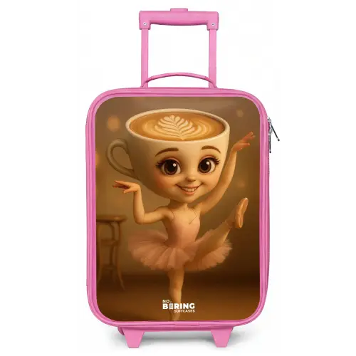 Ballerina Cappuccina Kinderkoffer - Roze klein -zz3dotto