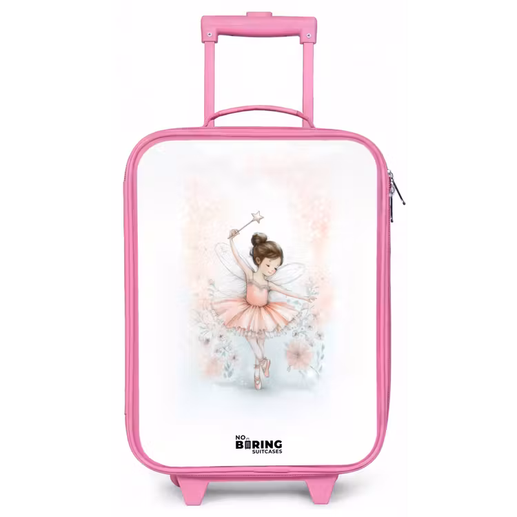 Ballerina - Elf - Fee Kinderkoffer - Roze klein -zz3dotto