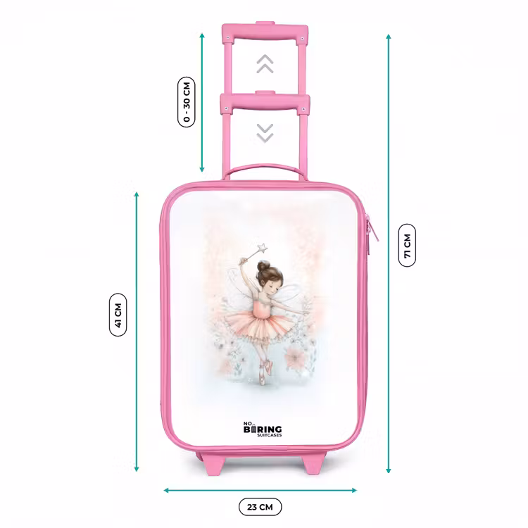 Ballerina - Elf - Fee Kinderkoffer - Roze klein -productfoto_formaten