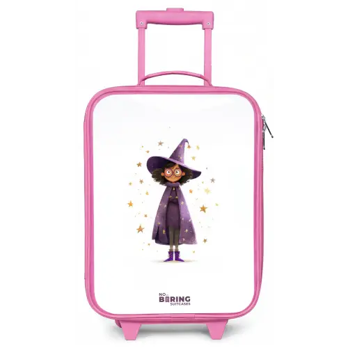 De paarse tovenaarsmantel Kinderkoffer - Roze klein -zz3dotto