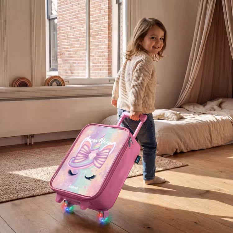 Eenhoorn Kinderkoffer - Roze klein -sfeer1