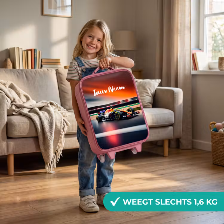Furious F1 Kinderkoffer - Roze klein -sfeer2_NL
