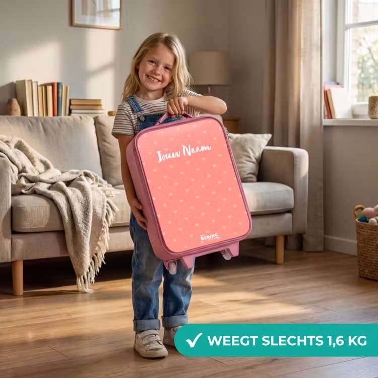 Hartendief Kinderkoffer - Roze klein -sfeer2_NL