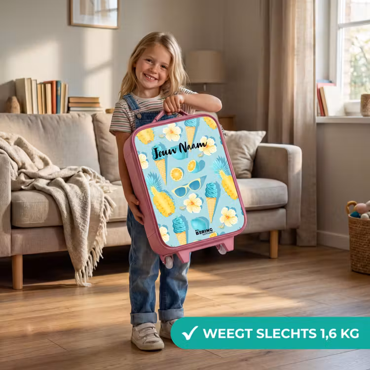 Ibiza icecream Kinderkoffer - Roze klein -sfeer2_NL