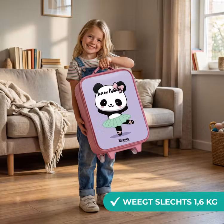 Kawai - Ballet - Panda Kinderkoffer - Roze klein -sfeer2_NL