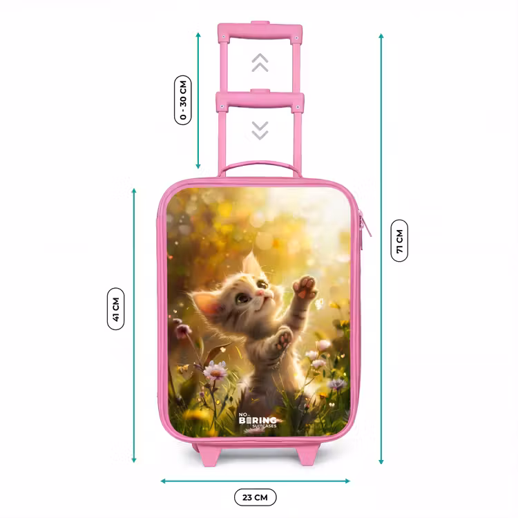 Koosje kitten Kinderkoffer - Roze klein -productfoto_formaten