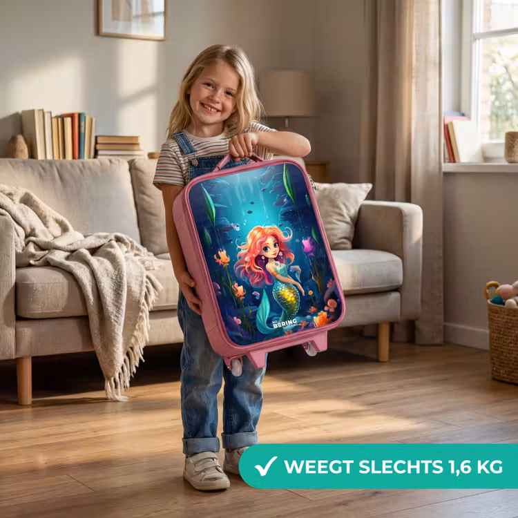 Koraal koningin Kinderkoffer - Roze klein -sfeer2_NL
