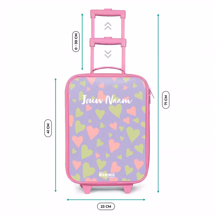 Lovely lila Kinderkoffer - Roze klein -productfoto_formaten