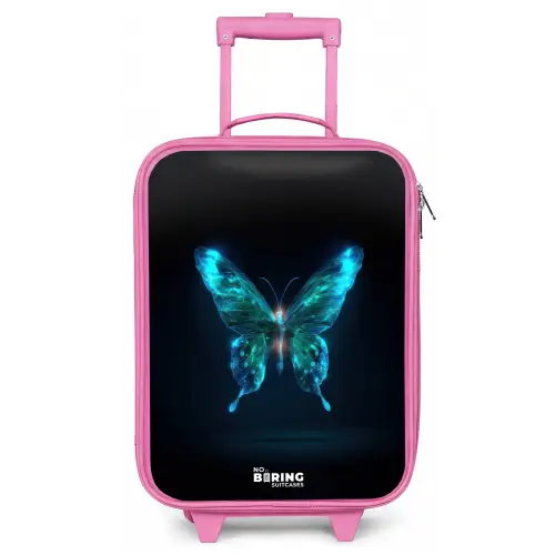 Magische digitale vlinder Kinderkoffer - Roze klein -zz3dotto