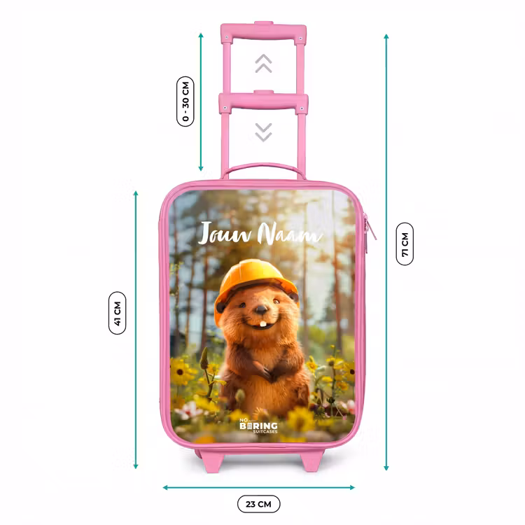 Benno Bloembouwer Kinderkoffer - Roze klein -productfoto_formaten