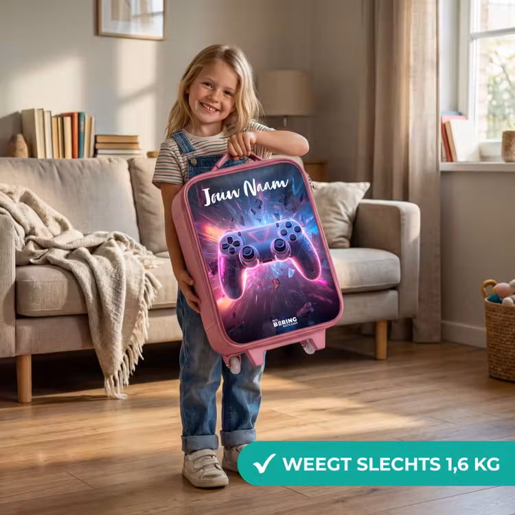 Controller - Neon - Game Kinderkoffer - Roze klein -sfeer2_NL