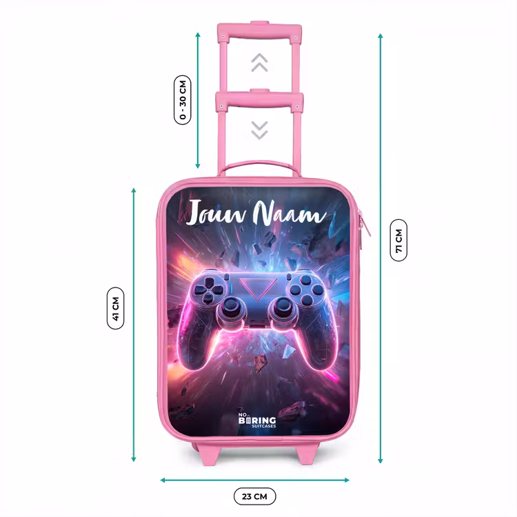 Controller - Neon - Game Kinderkoffer - Roze klein -productfoto_formaten