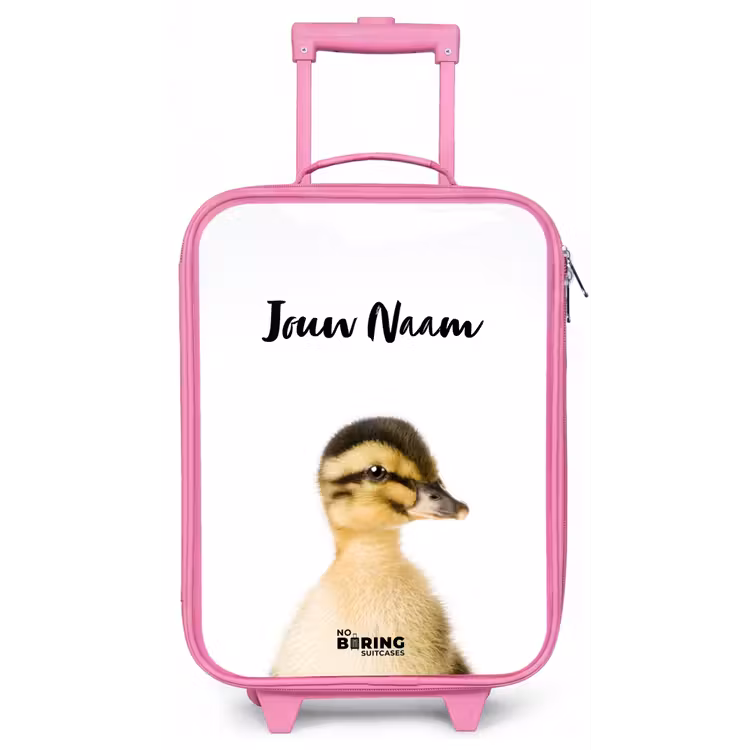 Daisy Duck Kinderkoffer - Roze klein -zz3dotto