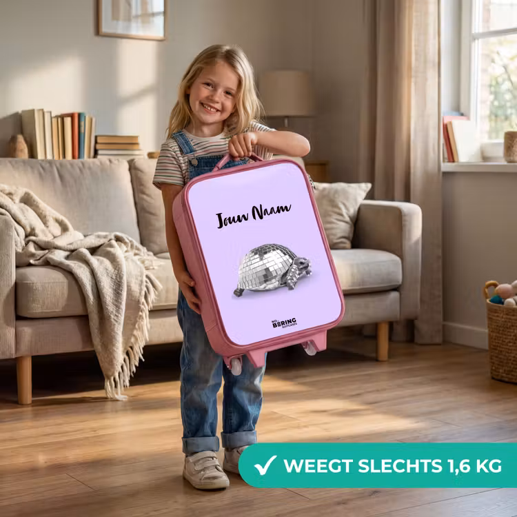Disco Dirk Kinderkoffer - Roze klein -sfeer2_NL