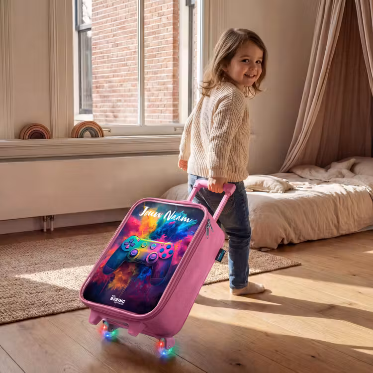 Game - Controller - Kleurrijk - Explosie Kinderkoffer - Roze klein -sfeer1