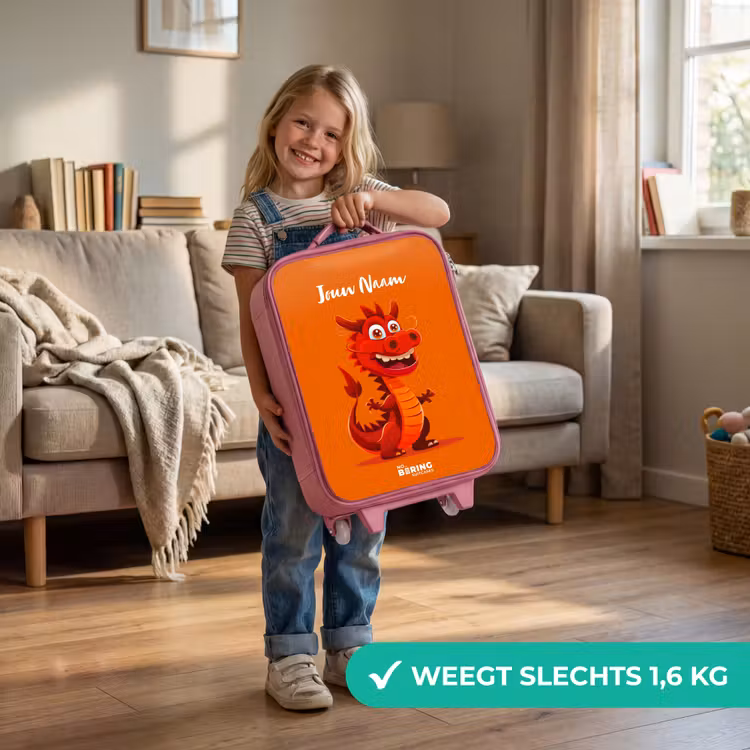 Horacio hotshot Kinderkoffer - Roze klein -sfeer2_NL