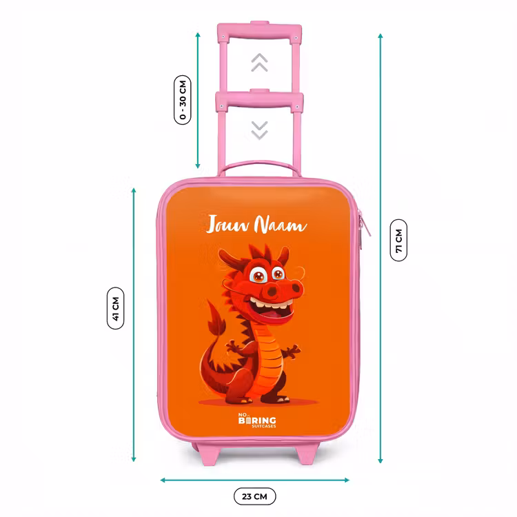 Horacio hotshot Kinderkoffer - Roze klein -productfoto_formaten