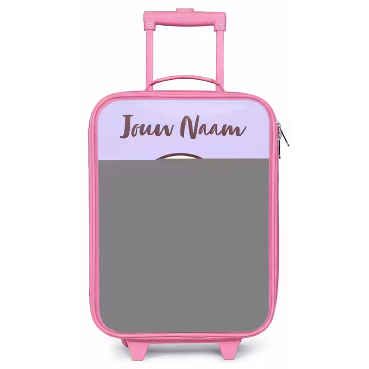 Kawai - Eend - Sjaal Kinderkoffer - Roze klein -zz3dotto