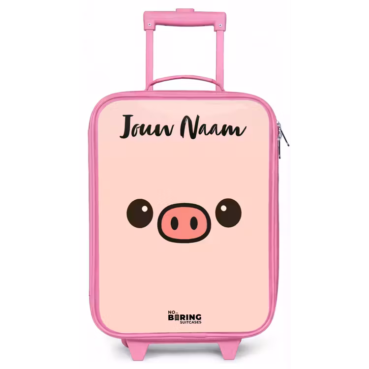 Kawai - Varken - Roze Kinderkoffer - Roze klein -zz3dotto