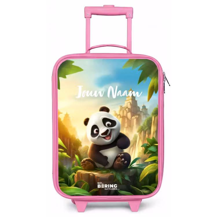 Peter Panda Kinderkoffer - Roze klein -zz3dotto
