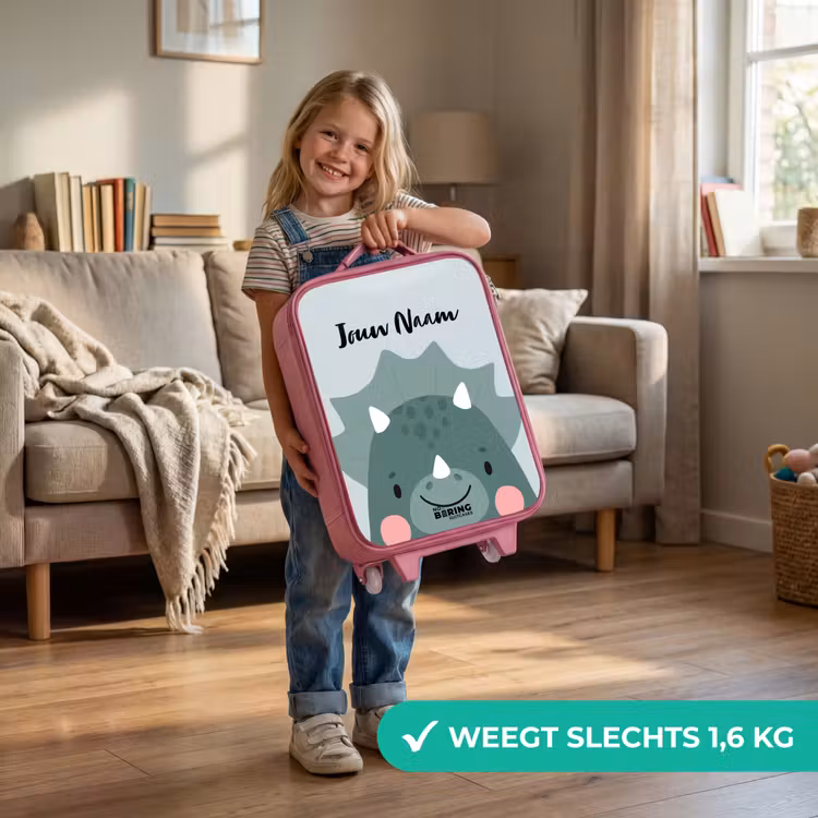 Tigo triceratops Kinderkoffer - Roze klein -sfeer2_NL