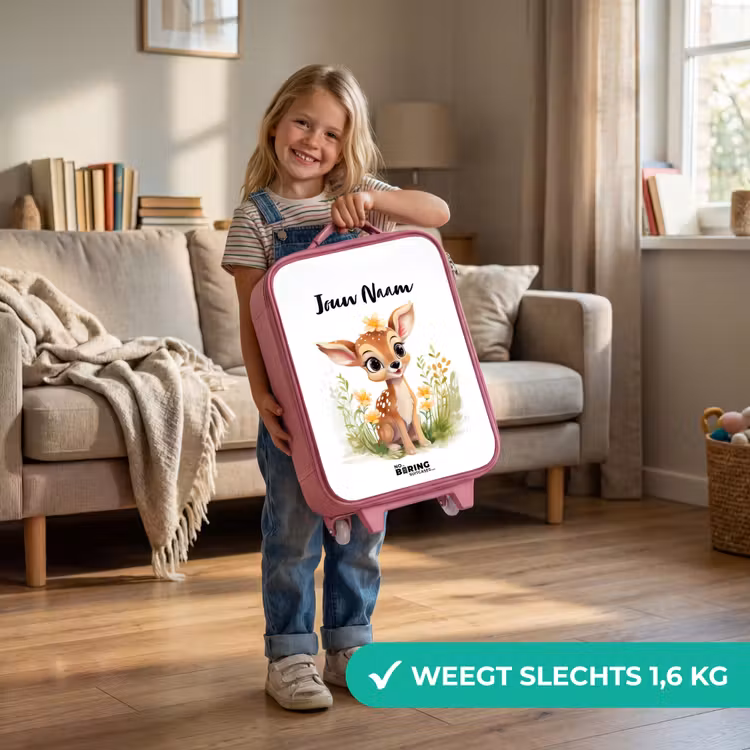 Tilly tuinhertje Kinderkoffer - Roze klein -sfeer2_NL