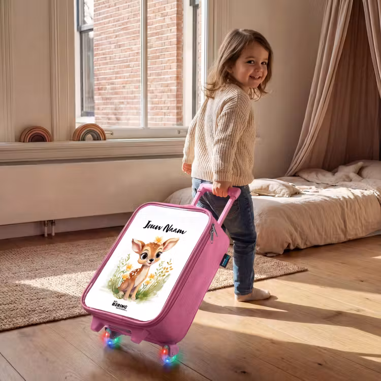Tilly tuinhertje Kinderkoffer - Roze klein -sfeer1